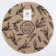 Ethel napkin "Natural" d38, jute