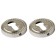 Armadillo Cylinder et/CL-Silver-925 lining, silver color, 2 pcs.