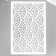 Plastic stencil "Textual pattern" 24x16 cm