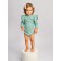 Body Children's fashion, height 80 cm, green color