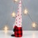 Interior doll "Grandfather Frost in a checkered caftan, a cap in peas" 40x15x8 cm