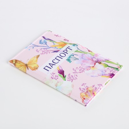Cover for passport, pink/multi -colored color-3