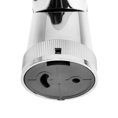 Holder for shower watering can Zein Z71, rotary, rounded shape, plastic, chrome-9