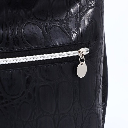 Load bag with lightning, external pocket, black color-5