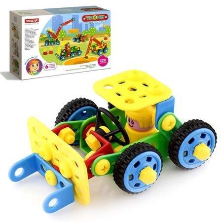 Constructor "Techno" Construction, 220 parts