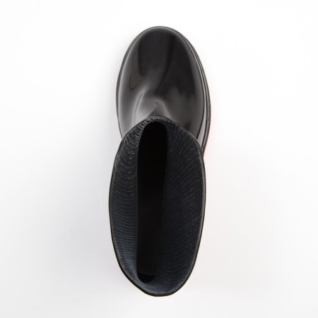 Women's rubber boots, black+pink, size 37-3