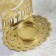 Click "House with Cup" metal per candle, 6.7x10x13.5 cm, golden