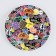 Disposable paper plate "stickers", 18 cm