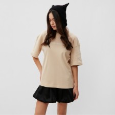 Women's T -shirt Mist Coordinates p. L-XL, beige