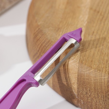 Veil vegetable cleaning "Wave", 14 cm, purple color-1
