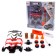 DIY FUNKY TOYS machine, metal, with accessories, red, 13 cm