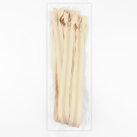 Lightning "Spiral", No. 5, detachable, automatic lock, 70 cm, ivory color-2