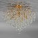 Ceiling lamp 7x60W E27, size 61.5x61.5x53.5 cm