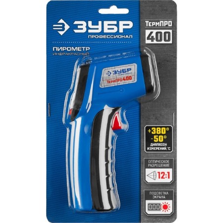 Pyrometer infrared bison TermPro-400, Professional series, 45725-380, -50 ° C +380 ° C-1
