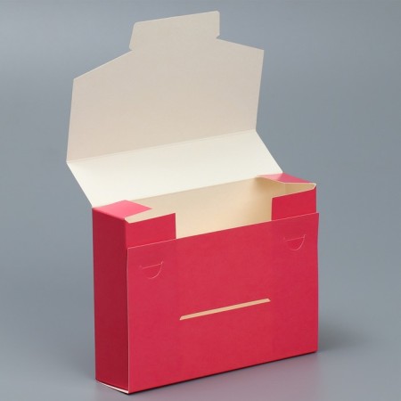 Box a gift folding envelope, packaging, "pink", 16 x 12 x 4 cm-3