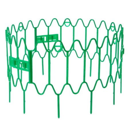 Builder for strawberries, d = 15 cm, h = 18 cm, plastic, set 10 pcs., Green, "Wave"
