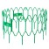 Builder for strawberries, d = 15 cm, h = 18 cm, plastic, set 10 pcs., Green, "Wave"