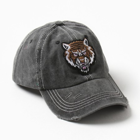 Men's cap Minaku "Tiger", Black Color, Rr. 56-58-2