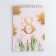 Notepad "from March 8 Gold Tulips", on the crest, A5, 40 sheets