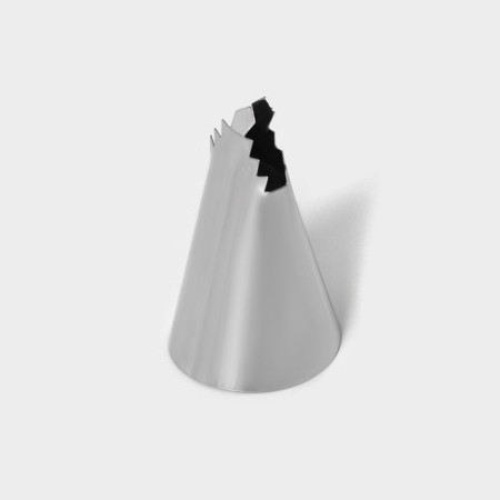Confectionery nozzle, d = 2.6 cm, output 1.7 cm, stainless steel