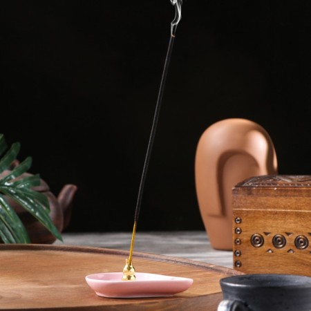 Claus for any incense "drop", lilac, 6.9x2.6x8.8 cm-3