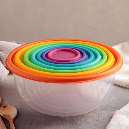 Set of bowls "Rainbow", 7 pcs, color mix-9
