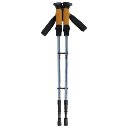 Sticks for Scandinavian walking online, telescopic, 3 sections, up to 135 cm, 2 pcs., Mix color-5