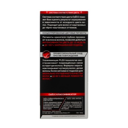SYOSS Color hair coloring, tone 3-1, dark brown-2