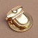 Bag stacking, 3.8 × 3.8 cm, gold color