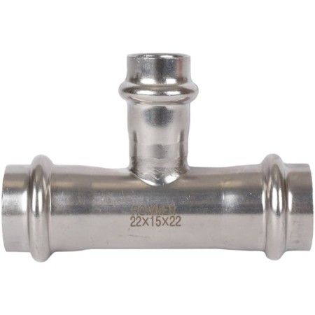 The transitional transition rommer RSS-0014-221522, VPR, D = 22 x 15 x 22 mm, press, stainless steel-2