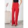Women's pants with a section of Eliseeva Olesya, size 44, red color
