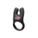 Ring Erective Fun Factory Nos with vibration, silicone, black, 8 cm