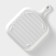 A dish of heat-resistant ceramics for feeding Magistro "Shipyard-Grille", 23 × 16 × 3 cm, white color