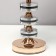 Neillah table lamp E27 40W gold 25x25x42 cm Risalux