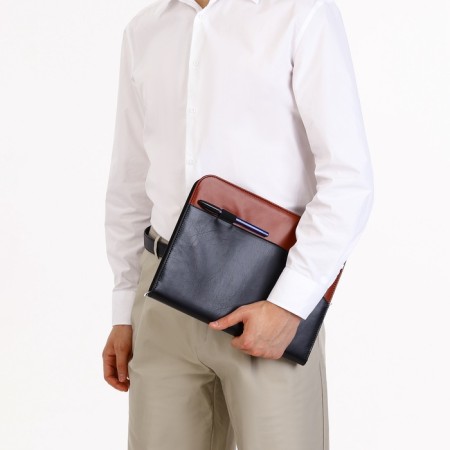 Folder for documents, a4, black/brown color-3
