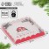 Box for confectionery with PVC lid "Hugge", 21 x 21 x 3 cm, new year