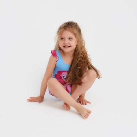 Children's swimsuit "Pinkie Pie", my little pony, height 98-104 (30), blue-6