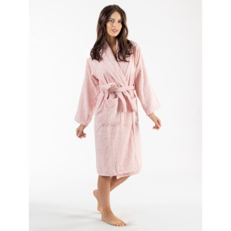 Frequency bathrobe, size 50, cream color-3
