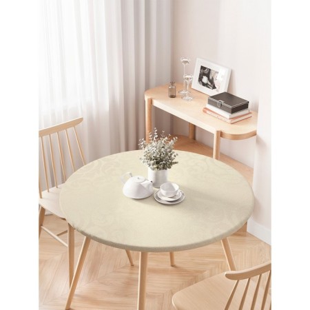 Bohemian Atlas tablecloth, round, oxford, elastic band, size 120x120 cm, diameter 75-100 cm-2