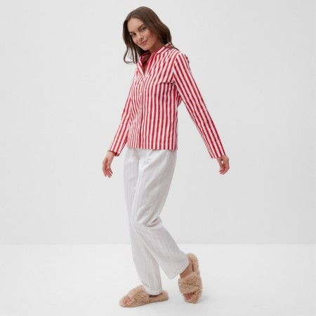 Female pajamas (shirt and trousers) kaftan "strip" p. 48-50-4