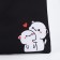 Shoper bag without fastening, black color
