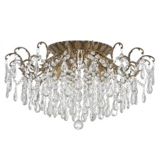 Ashley chandelier 8x40W E14, bronze 62x62x37 cm