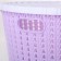 Storage basket with a “weaving” lid, 25 × 12.5 cm, color mix