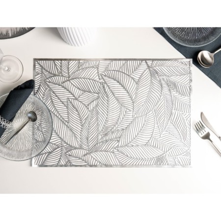 Serving napkin on the table "Listopad", 45 × 30 cm, silver color-1