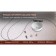 Suspension for the track busbar GL7032 WH, 1 m, white