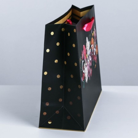 Gift package laminated, packaging, "Happiness", 22 x 17.5 x 8 cm-5