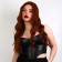 Artificial wig, simulation of the skin, 60 cm, 160 grams, red color (#SHT8)