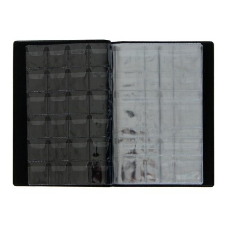 Album for coins 125 x 185 mm Calligrata "Combi" for 102 coins, 8 sheets, PVC cover, blue-3
