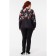 Female blouse, size 54, black color