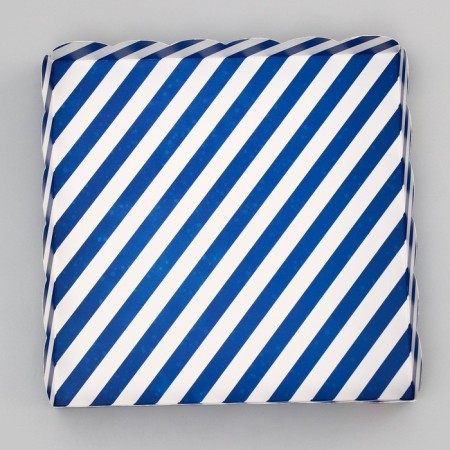 Cookie box, confectionery packaging, "New Year's Post", 18 x 18 x 3 cm, New Year-4